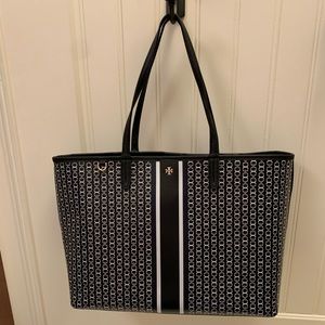 Tory Burch Gemini Link Tote - Black